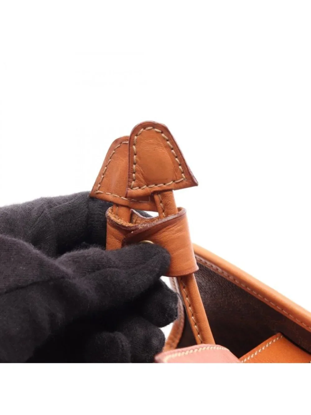 Celine Backpack Macadam Brown Dark Canvas Leather
